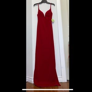 Red Long Sexy Prom Dress